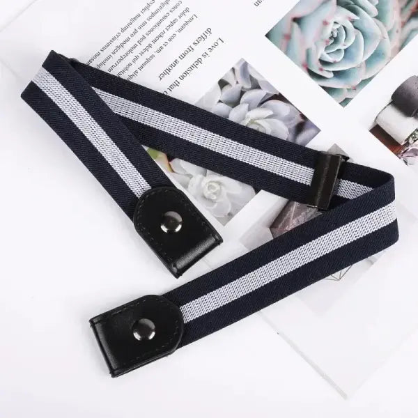 Invisible Belt Canvas Adjustable Elastic Knitted Secure Comfort Fit