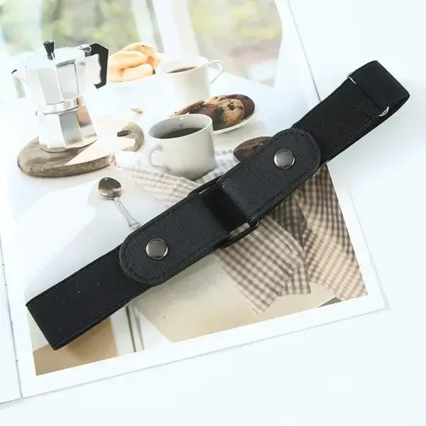 Invisible Belt Canvas Adjustable Elastic Knitted Secure Comfort Fit