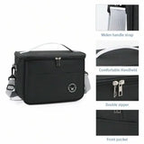 Oxford Cloth Insulated Lunch Box Bag with Shoulder Strap