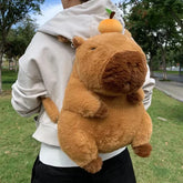Capybara Plush Backpack Kawaii Mini Shoulder Bag for Kids and Girlfriends - Himpall