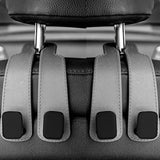 Car Headrest Hooks Hanger for Bags Seat Back Organizer Holder Clips Auto Fastener Hooks Car St - grey 2 pcs
