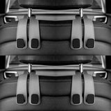Car Headrest Hooks Hanger for Bags Seat Back Organizer Holder Clips Auto Fastener Hooks Car St - grey 4 pcs