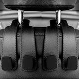 Car Headrest Hooks Hanger for Bags Seat Back Organizer Holder Clips Auto Fastener Hooks Car St - brown 1 pcs 1
