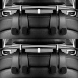 Car Headrest Hooks Hanger for Bags Seat Back Organizer Holder Clips Auto Fastener Hooks Car St - black 4 pcs