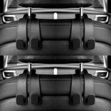 Car Seat Back Bag Headrest Hooks Hanger - black 4 pcs