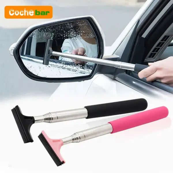 Multi Functional Rearview Mirror Wiper Stainless Steel Mist Remover