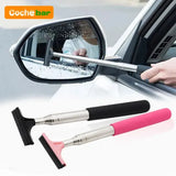 Multi Functional Rearview Mirror Wiper Stainless Steel Mist Remover
