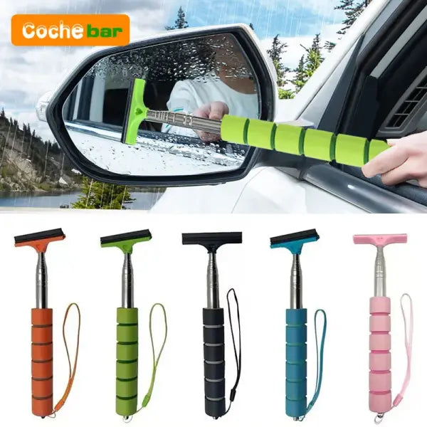 Multi Functional Rearview Mirror Wiper Stainless Steel Mist Remover