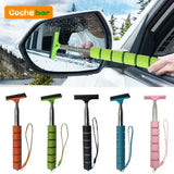 Multi Functional Rearview Mirror Wiper Stainless Steel Mist Remover