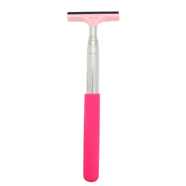 Multi Functional Rearview Mirror Wiper Stainless Steel Mist Remover - pink2