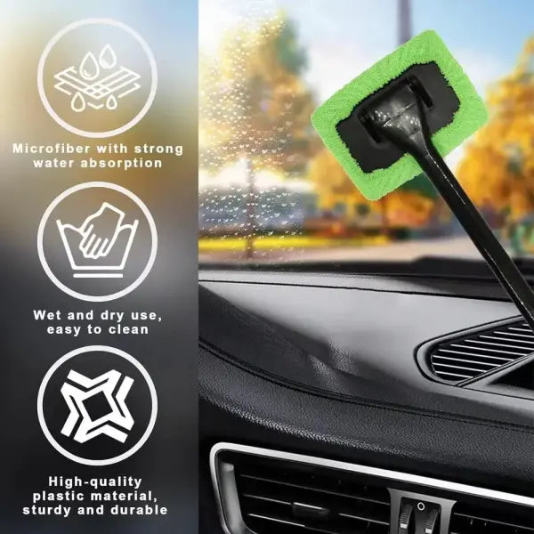 Car Window Cleaner Brush Kit PP Material Windshield Defogging