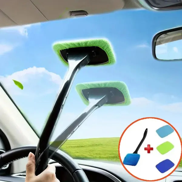 Car Window Cleaner Brush Kit PP Material Windshield Defogging