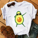 Cartoon Avocado T-Shirt for Trendy and Quirky Avocado Apparel - Himpall