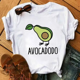 Cartoon Avocado T-Shirt for Trendy and Quirky Avocado Apparel - Himpall