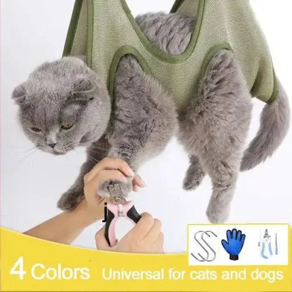 Cat Grooming Bag for Stress-Free Grooming of Your Feline Friend