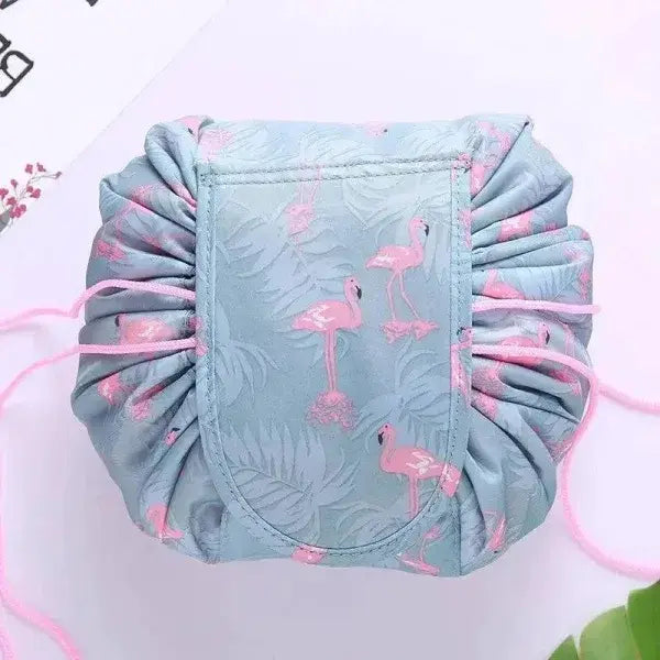 Chic Cosmetic Bag Waterproof Drawstring Makeup Organizer for Travel