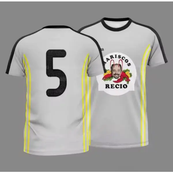 Kids Shrimp Print Sport T-Shirt – Fun Seafood Design Top - WCL82004 / 6XL