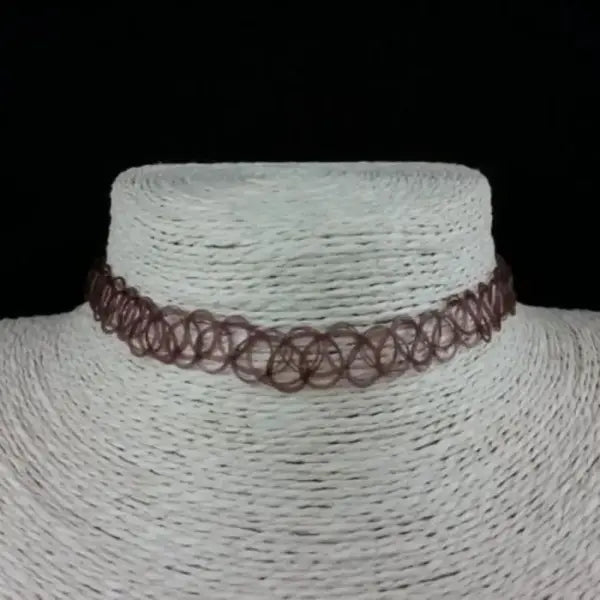 Vintage Elastic Tattoo Chokers Necklaces Occasion Party Jewelry - 03