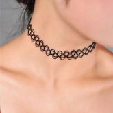 Vintage Elastic Tattoo Chokers Necklaces Occasion Party Jewelry