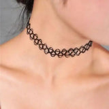 Vintage Elastic Tattoo Chokers Necklaces Occasion Party Jewelry