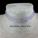Vintage Elastic Tattoo Chokers Necklaces Occasion Party Jewelry - 06