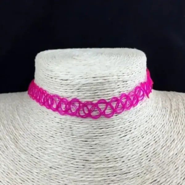 Vintage Elastic Tattoo Chokers Necklaces Occasion Party Jewelry - 05