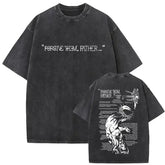 Jesus “Forgive Them Father” Vintage Washed T-Shirt – Unisex Oversized Gothic Rock Streetwear Tee - FT-Black-Z06725 / XXL
