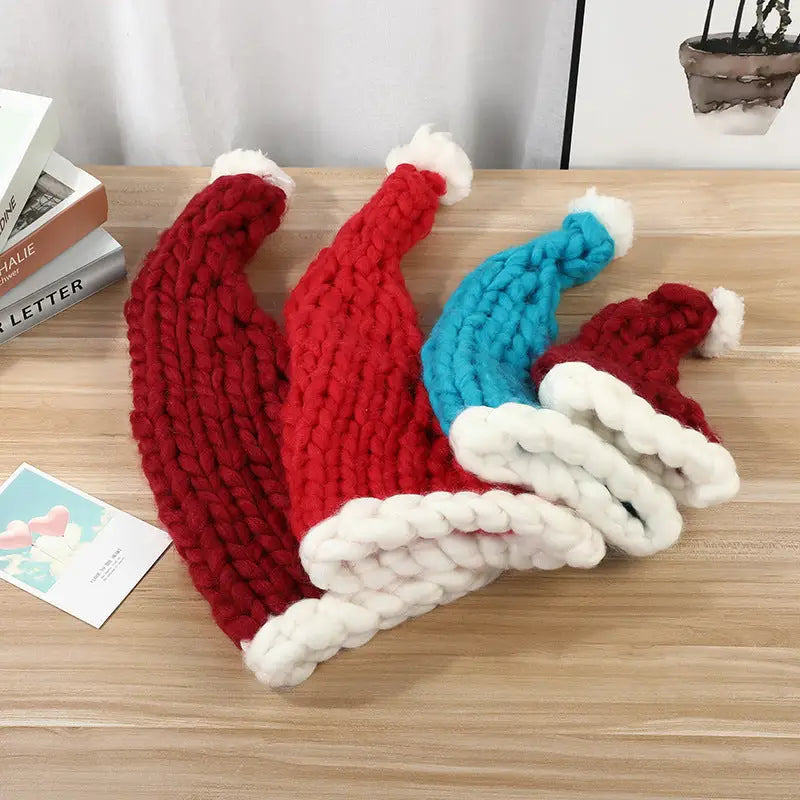 Christmas Plush Hat With Pompom Cute Winter Hat For Women Men Child - Winter Hat
