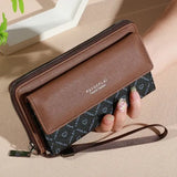 Classic Card Holder Wallet for Men (Faux Leather) – Pocket Interior - black