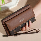 Classic Card Holder Wallet for Men (Faux Leather) – Pocket Interior - M-brown color