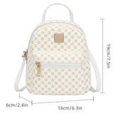 Classic Women Backpack PU Leather Fashion School Bags Female - China Mainland / Pink