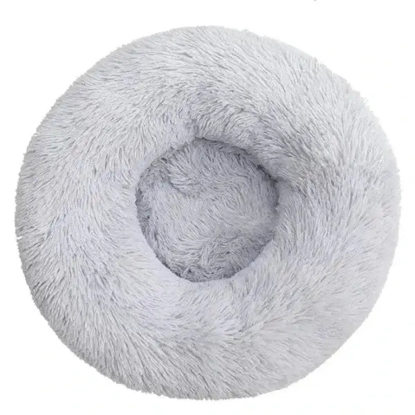 Comfortable Coral Fleece Round Pet Bed for Your Furry Friend