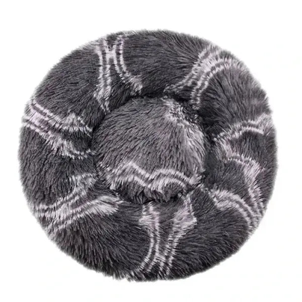 Comfortable Coral Fleece Round Pet Bed for Your Furry Friend