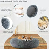 Comfortable Coral Fleece Round Pet Bed for Your Furry Friend