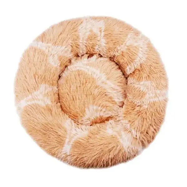 Comfortable Coral Fleece Round Pet Bed for Your Furry Friend