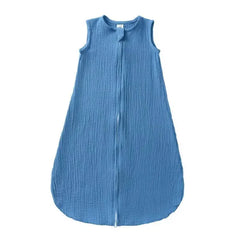 Comfortable Cotton Linen Baby Sleeping Bag in Linen Vest Style - Himpall