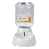 Convenient Hydration Dog Feeder with Plastic Water Bottle - Water Feeder Gray