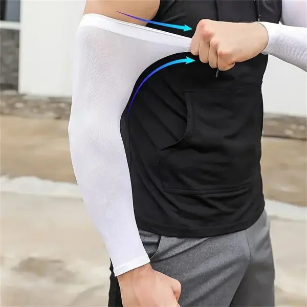 Cooling Compression Arm Sleeves 6 Pairs – UV Protection Sports Gear