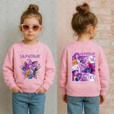 Huntrix Kids Cosplay Sweatshirt – Demon Hunters Rumi Mira & Zoey Printed Pullover - cos1101-999-998-KQC 1 / 120 / Other