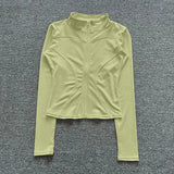 Crazy Seed Junior Womens Knit Jacket Polyester Spandex Material - Cardamom green / S