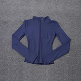 Crazy Seed Junior Womens Knit Jacket Polyester Spandex Material - Navy Blue / XXL