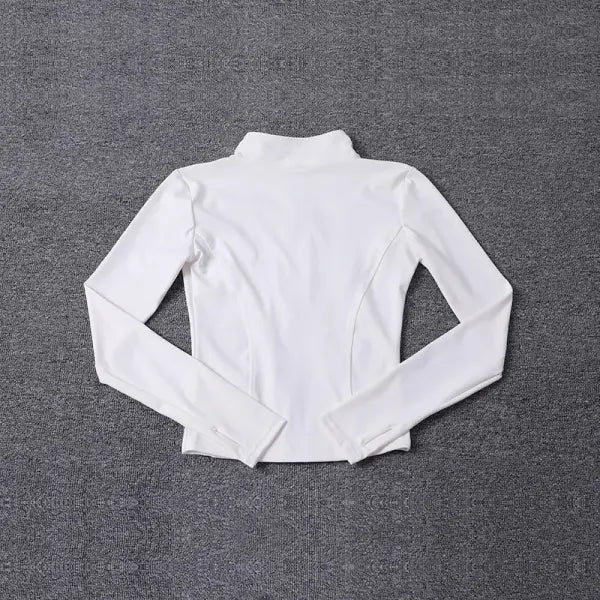 Crazy Seed Junior Womens Knit Jacket Polyester Spandex Material - WHITE / XXL