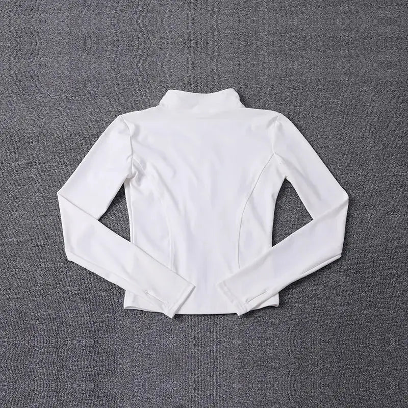 Crazy Seed Junior Womens Knit Jacket Polyester Spandex Material - WHITE / XXL