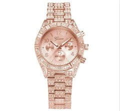 Crystal Quartz Watch with Elegant Design and Accurate Timekeeping - Himpall