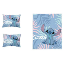 Cute Stitch Cartoon Duvet Cover - 3D Anime Kids Bedding Set - Himpall