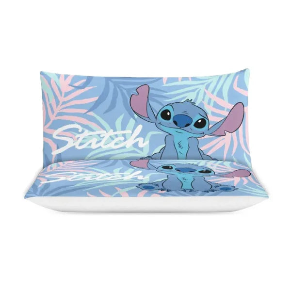 Cute Stitch Cartoon Duvet Cover - 3D Anime Kids Bedding Set - Himpall