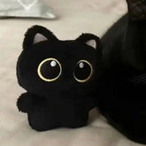 CuteBlack Cat plush toy Doll Small Pendant Cuddly Pillow Cushion Ins Black Cat Plush Toy Doll for Boy Girl Birthday