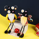 Bee Festival Flower Butterfly Long Legs Faceless Doll - Hair Remover