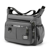 Oxford Shoulder Bag Large Capacity Unisex Casual Messenger Bag - grey / China Mainland
