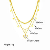 316L Stainless Steel Butterfly Necklace for Women